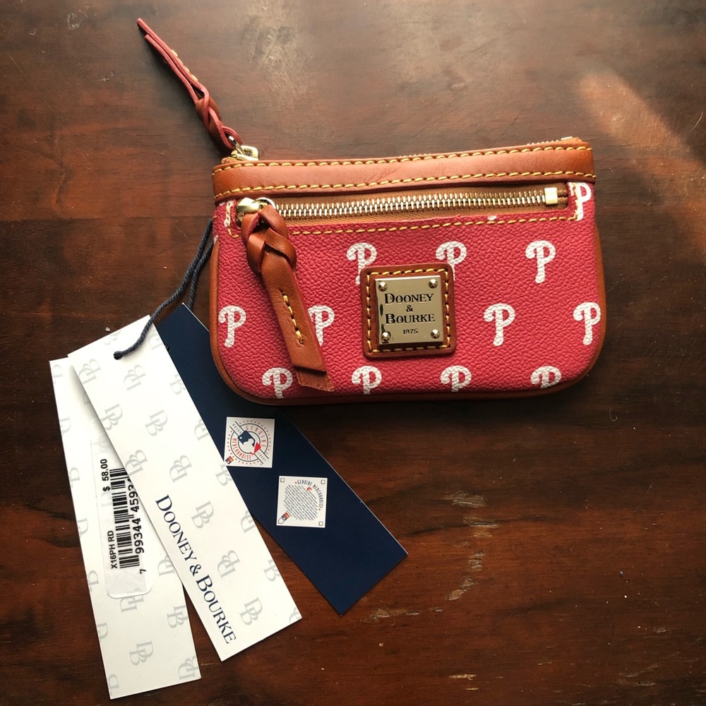 Certified Dooney and Bourke Phillies Change Purse
